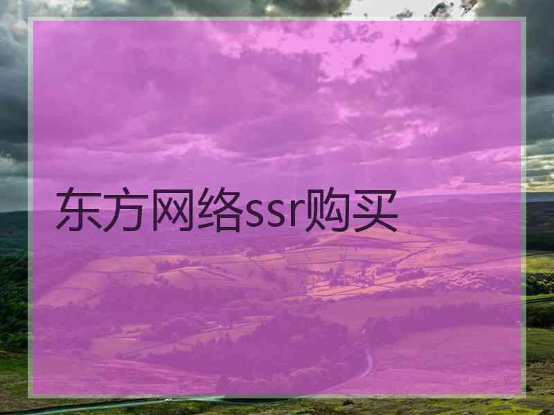 东方网络ssr购买